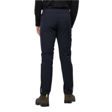 Jack Wolfskin Softshell Pants Activate Thermic (warm inner side, water/wind resistant) night blue Men